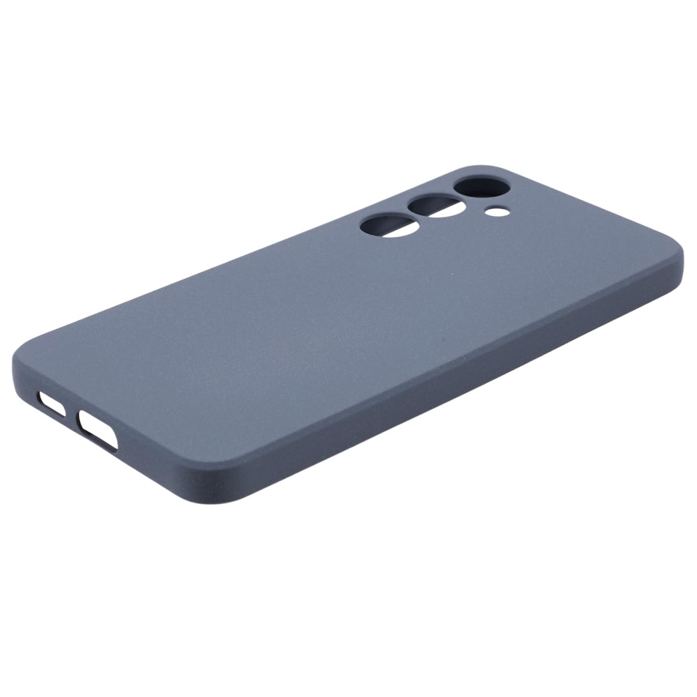 Samsung Galaxy S24  Plus Gummi Case Hülle mit Kameraschutz - Blaugrau