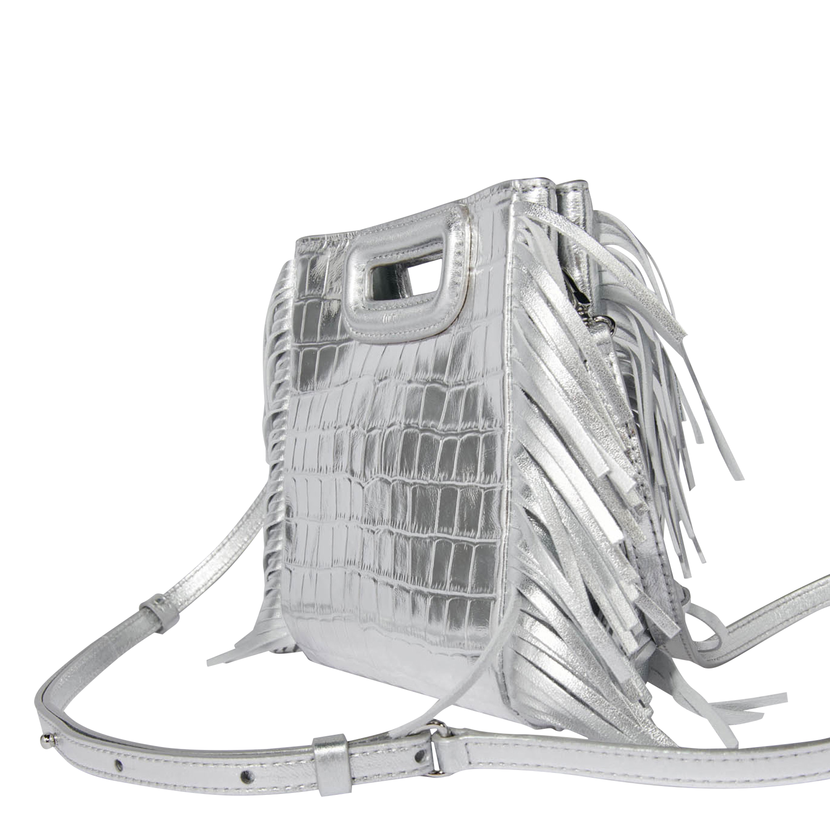 M MINI - Sac bandoulière métallisé | Argent