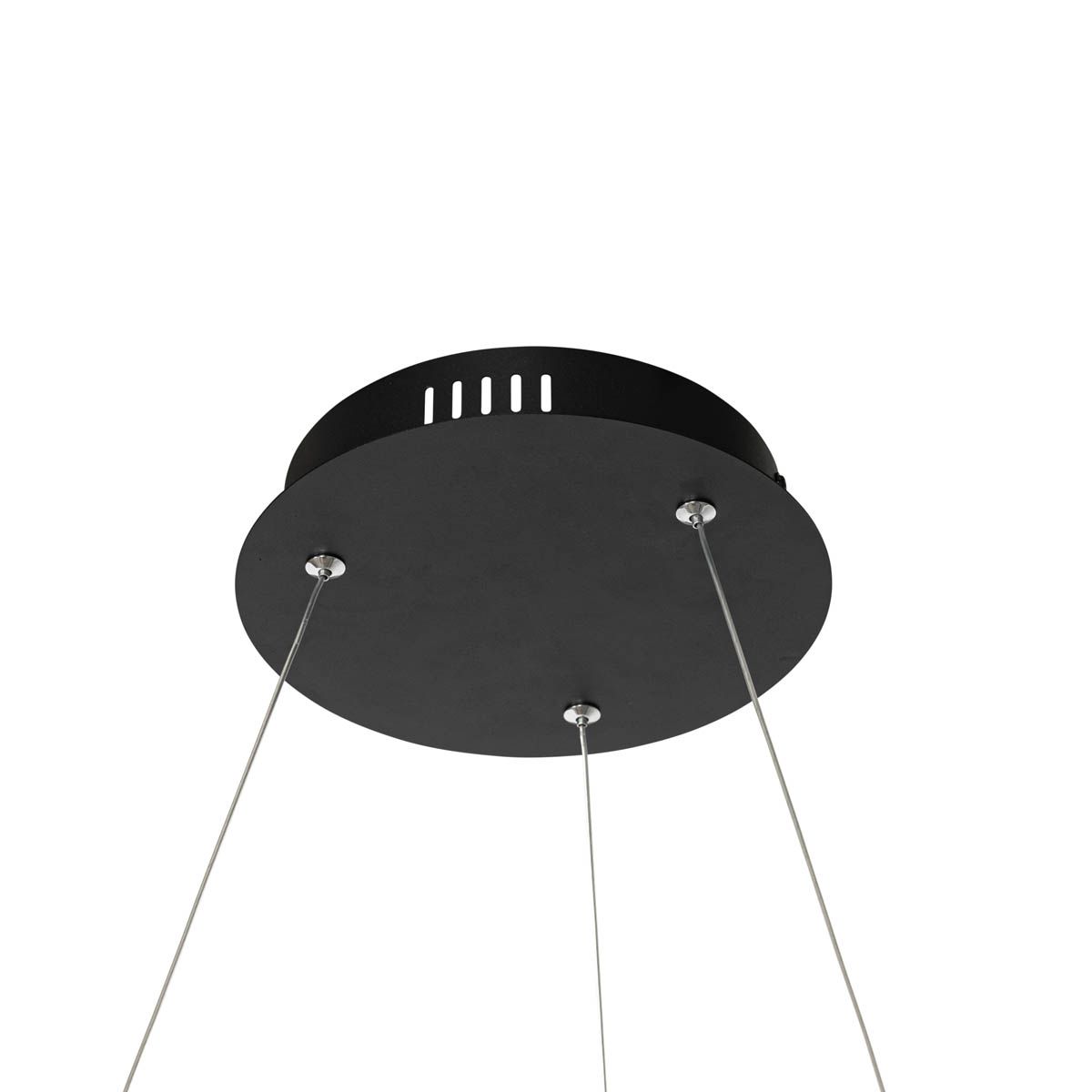 Smart hanglamp zwart 80 cm incl. LED en RGBW - Girello