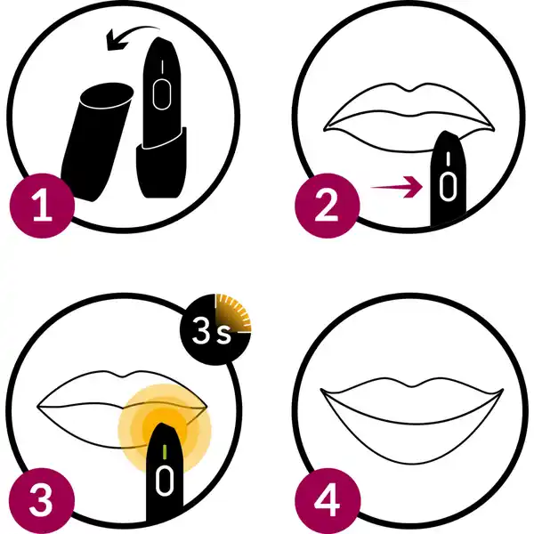 Lippen-Herpes Wärmestift