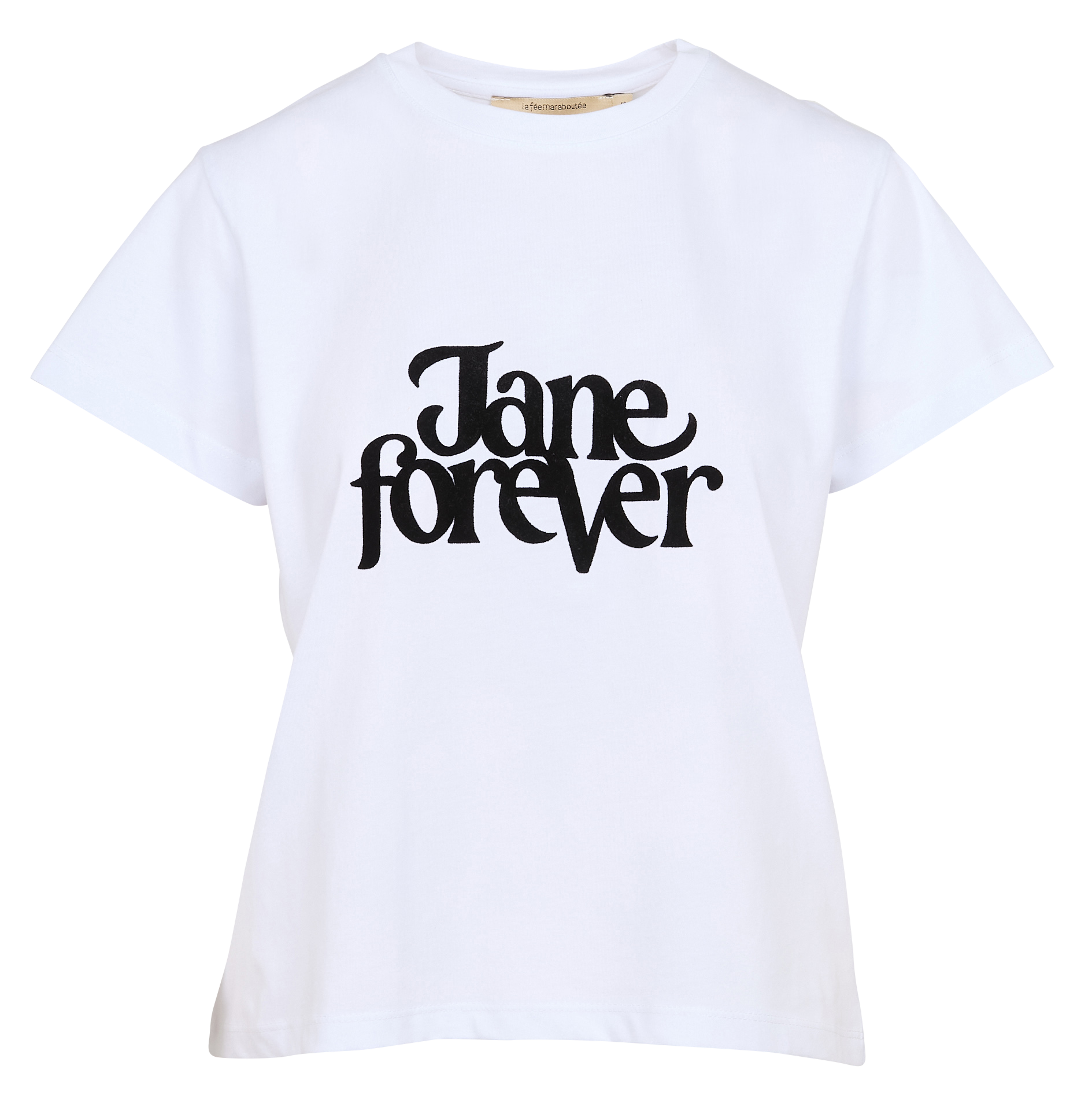 Tee-shirt col rond en coton | Blanc