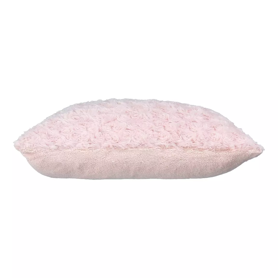 Coussin carré (45 x 45 cm) Bouclée Rose