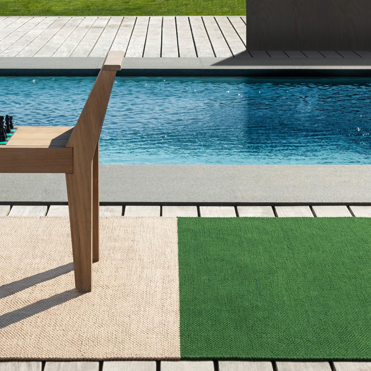 Tapis extérieur vert 160x230 cm