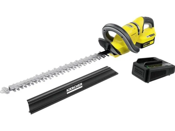 Kärcher HGE 18-50 - Hæktrimmer - ledningfri - 18 V - 2.5 Ah - 50 cm - tandmellemrum: 22 mm - 2.9 kg