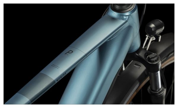 VTC Électrique Cube Nuride Hybrid Performance 500 Allroad Shimano Alivio 9V 500 Wh 29'' Bleu Metal
