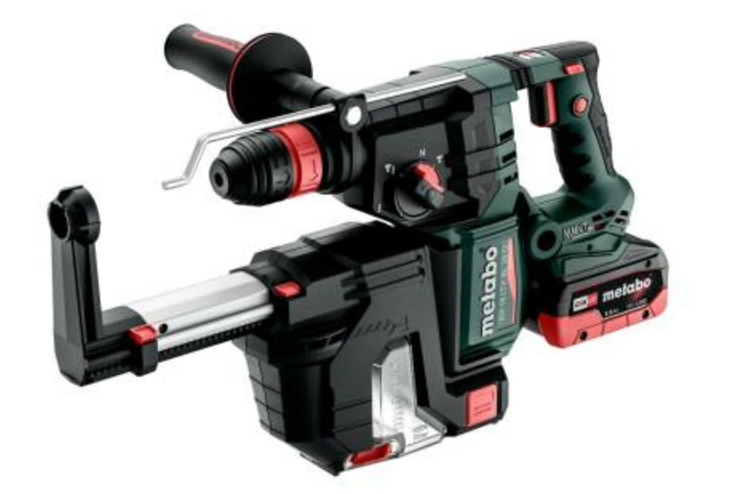Metabo KH 18 LTX BL 28 Q Set ISA  18V Li-ion Accu combihamer set (2x5.5Ah LiHD accu) in Metabox