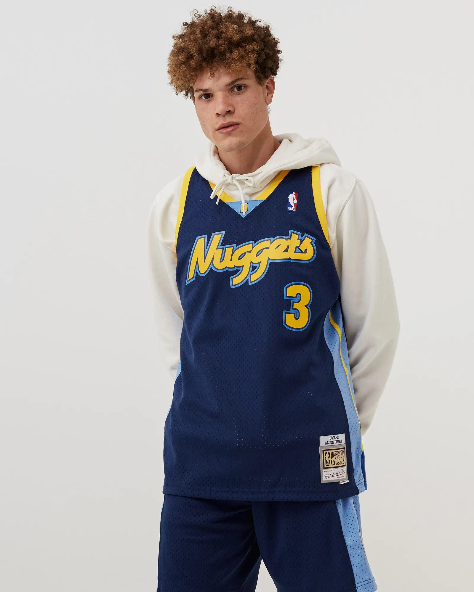 Mitchell & Ness NBA SWINGMAN JERSEY DENVER NUGGETS ALTERNATE 2006-07 ALLEN IVERSON #3