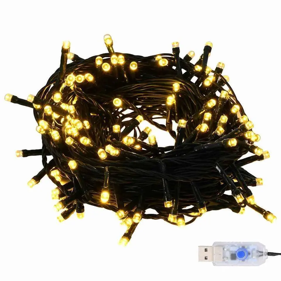 vidaXL - 61-delige Kerstballenset met 150 LED - Multikleur - Kunststof