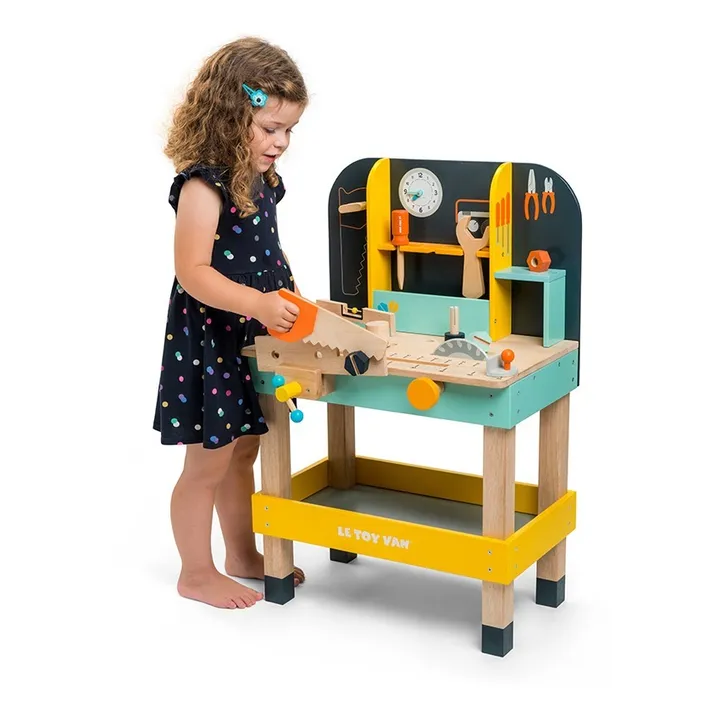 Le Toy Van Etabli en bois et ses 12 accessoires