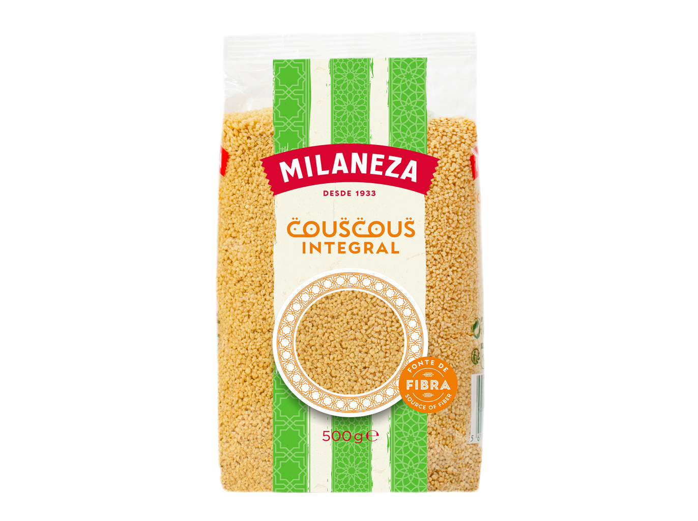 COUSCOUS INTEGRAL MILANEZA 500G