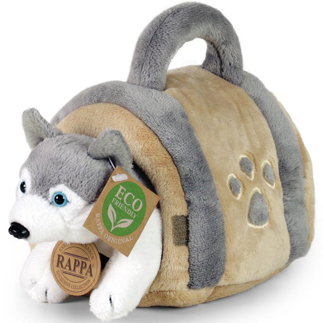 rappa knuffelhond husky - 13 cm