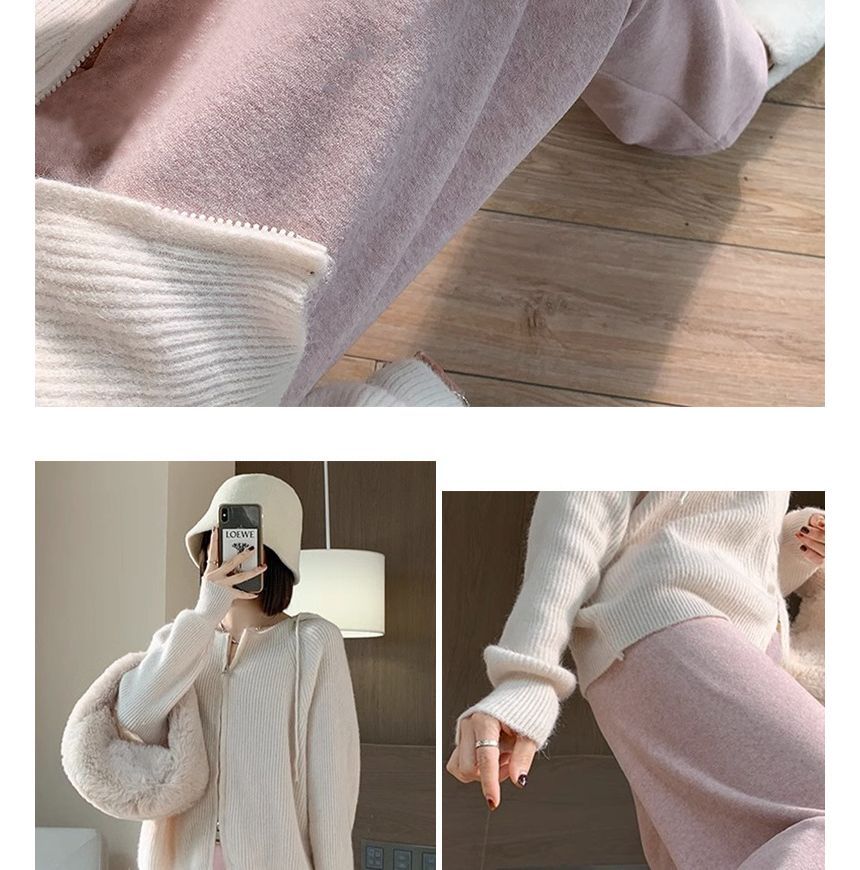 Aestering - Zwangerschapsbroek met hoge taille en wijde pijpen