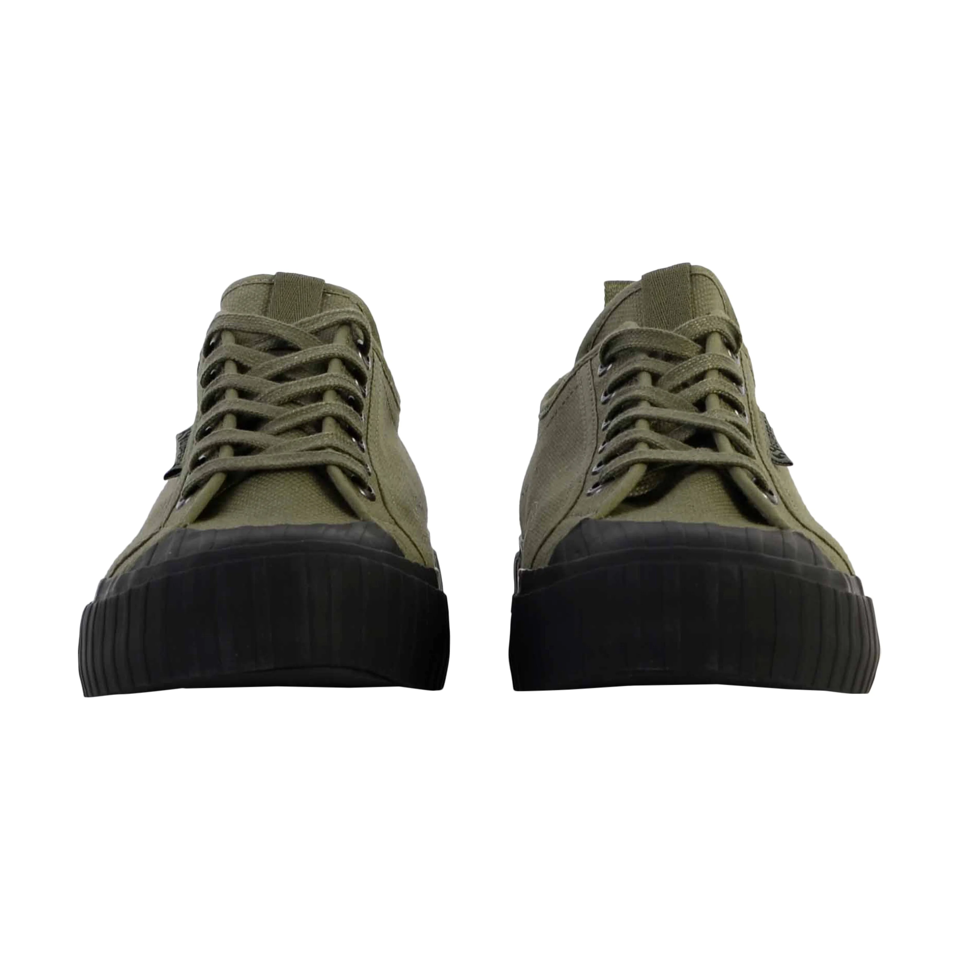 Basket à lacet superga stripe webbing | Vert