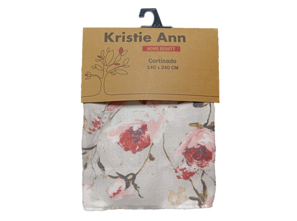 CORTINADO SPRING ROSA 140X240CM