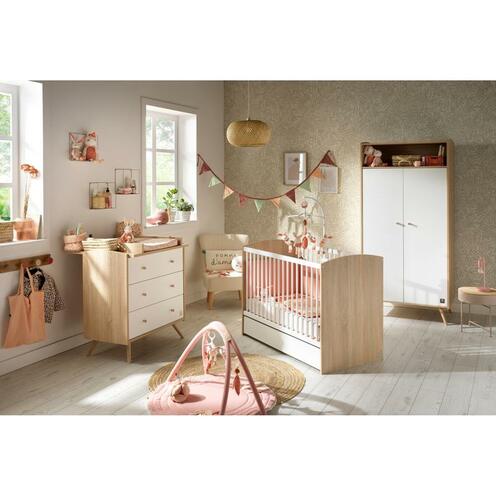 Commode 3 tiroirs ACCESS Blanc Bois - SAUTHON