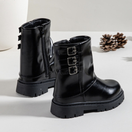 Black thunder boots - zwart