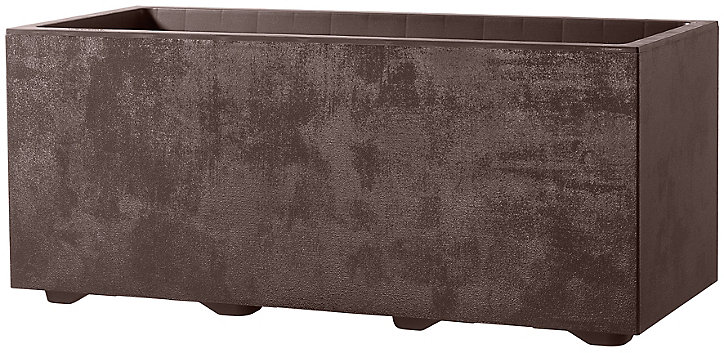 Muret à réserve d'eau plastique Deroma Millennium brownstone 59 x 25 x h.25 cm