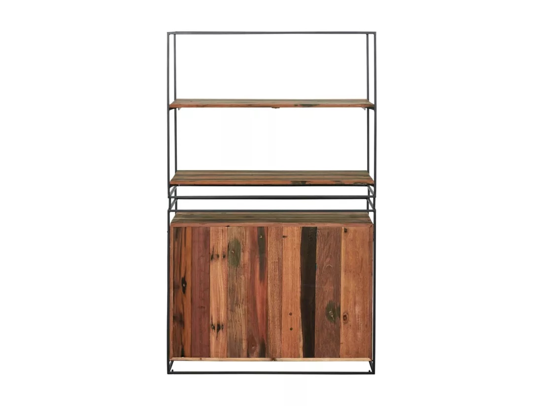 Vaisselier bois 2 portes bois recyclé SAMPAN