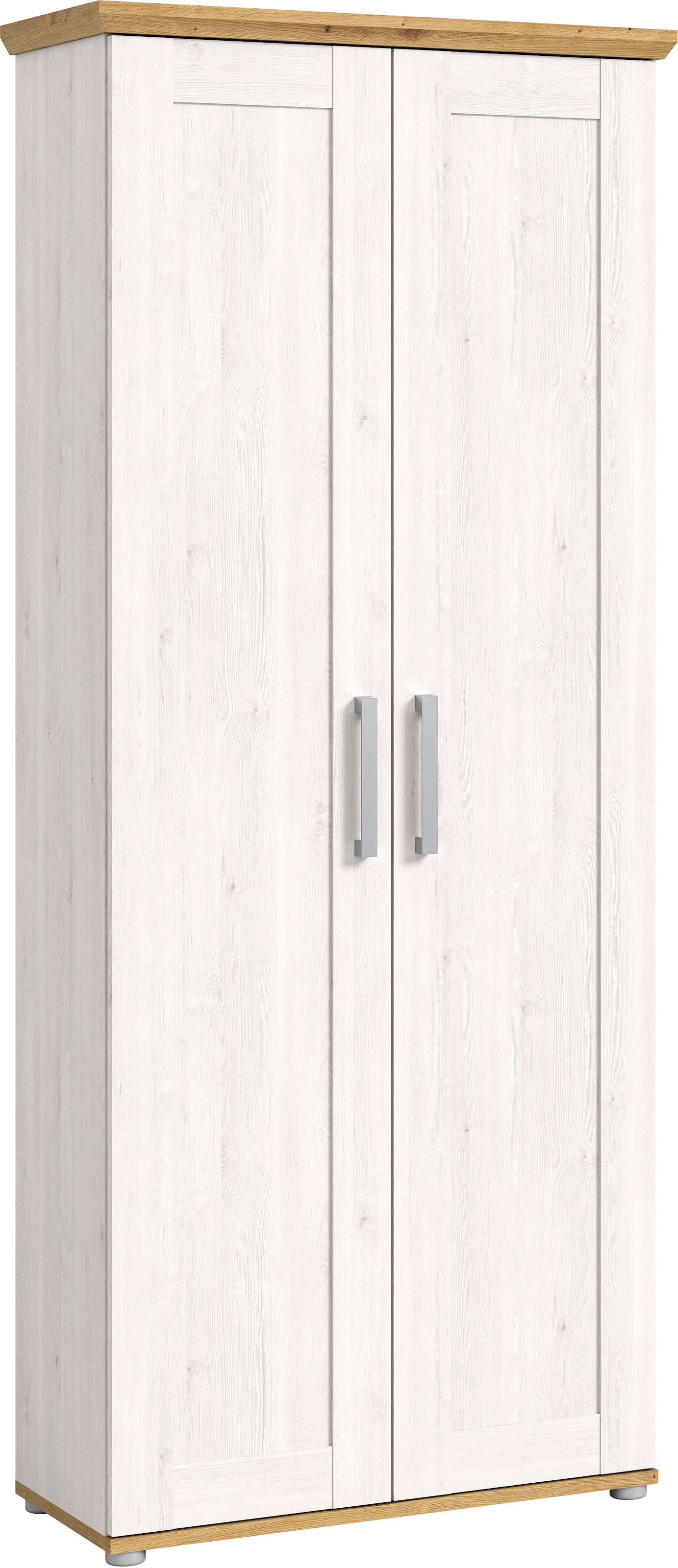 Home affaire Garderobenschrank »COSENZA, TOPSELLER!, Höhe 196 cm, 2 Türen, 2 Böden, 1 Kleiderstange« Hochschrank, Stauraumschrank, Schrank, Flurschrank, Dielenschrank