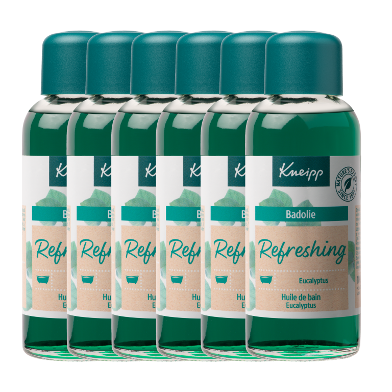 6x Kneipp Badolie refreshing (100 ml)