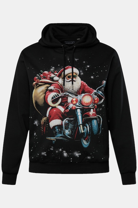 Men+ Hoodie, XMAS-Print, Kapuze, bis 8 XL