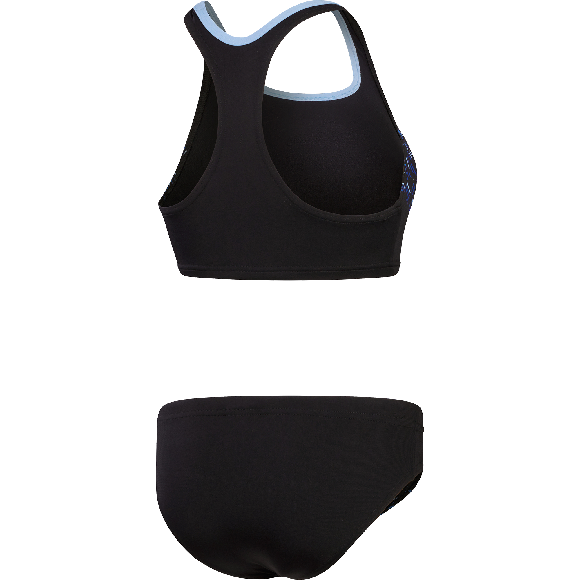 Speedo Placement Bikini Damen schwarz