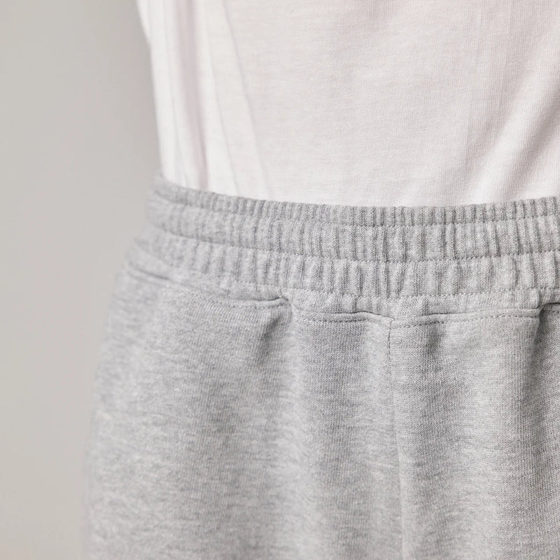 Sweatshorts Damen aus Bio-Baumwolle Hellgrau