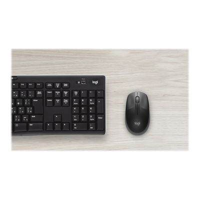 Logitech M190 - souris sans fil - gris foncé