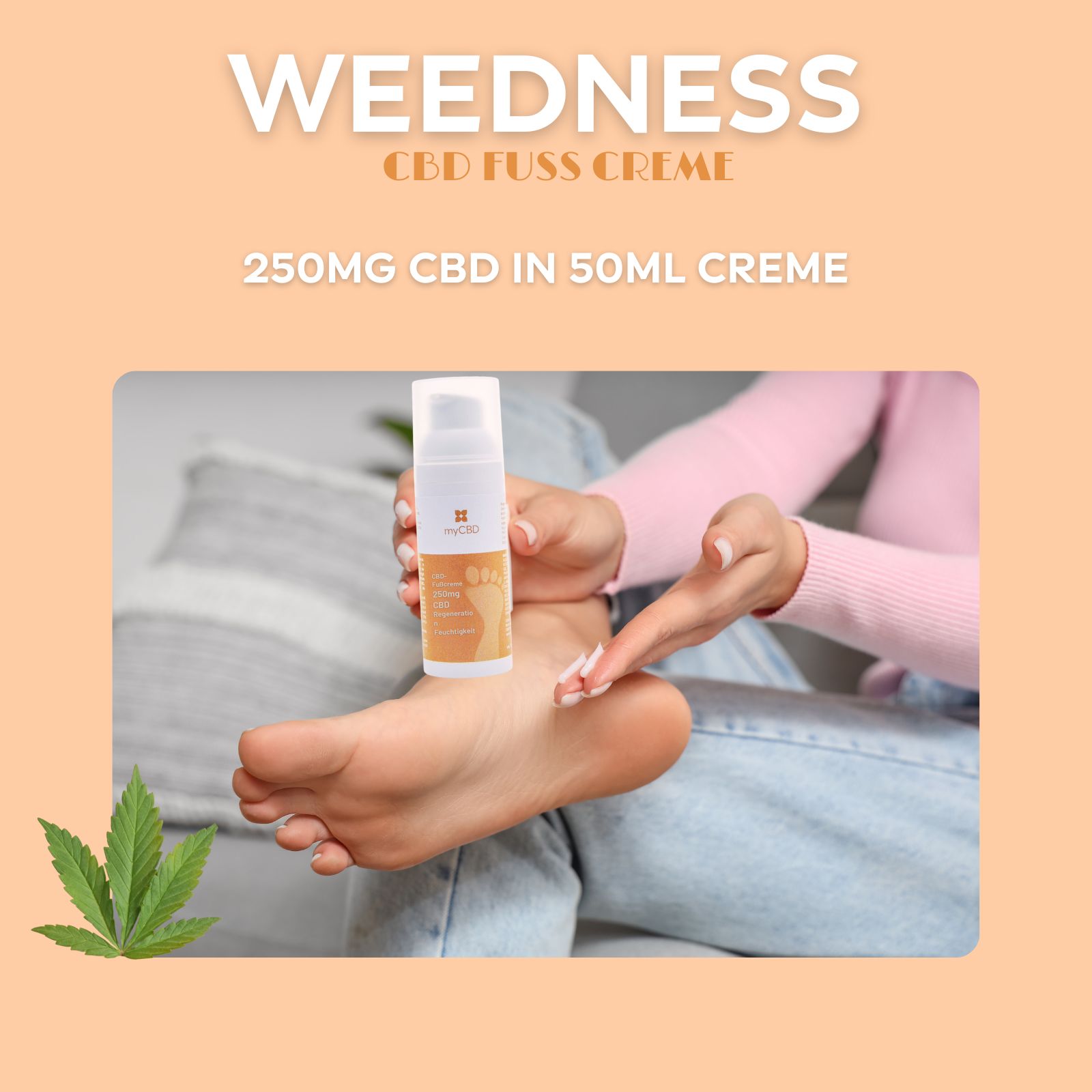 Weedness CBD Fußcreme