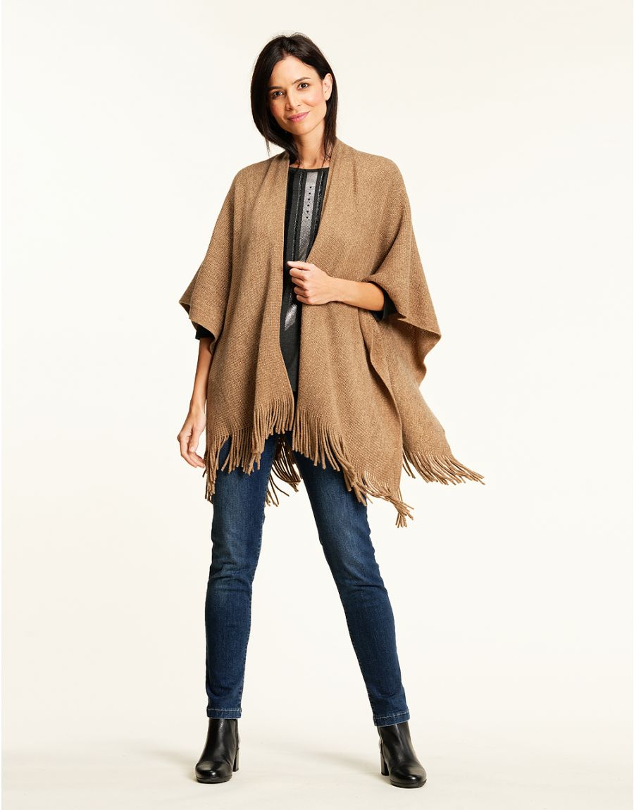 Top ample gris et argent