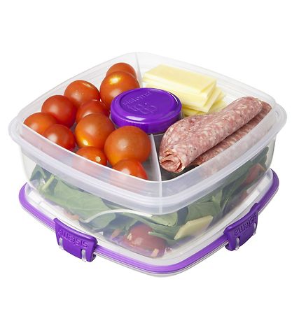 Sistema Madkasse m. Tilbeh?r - Salad - 1,1 l - Pink