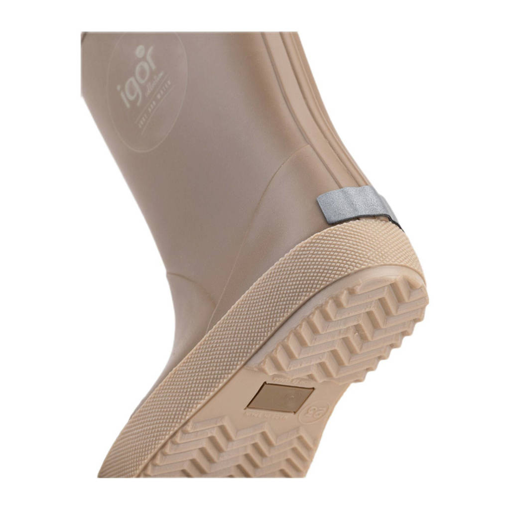 Igor Splash dk Borreguito gevoerde regenlaarzen beige