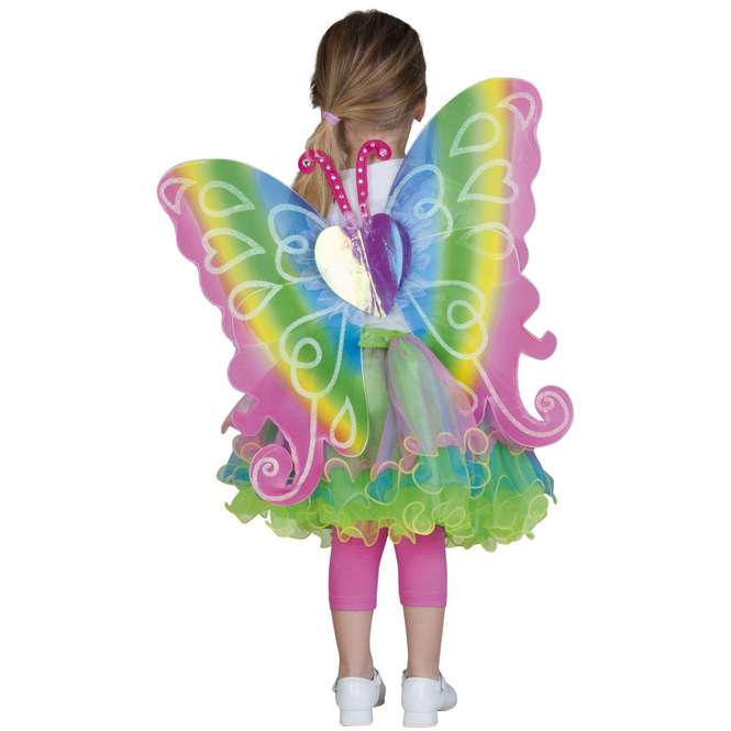 Kostüm - Regenbogenfee - für Kinder - 2-teilig
