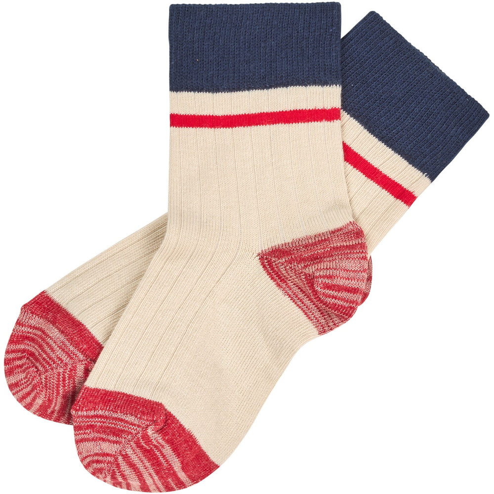 Køb FUB ecru Colour Block Strømper 2-Pak