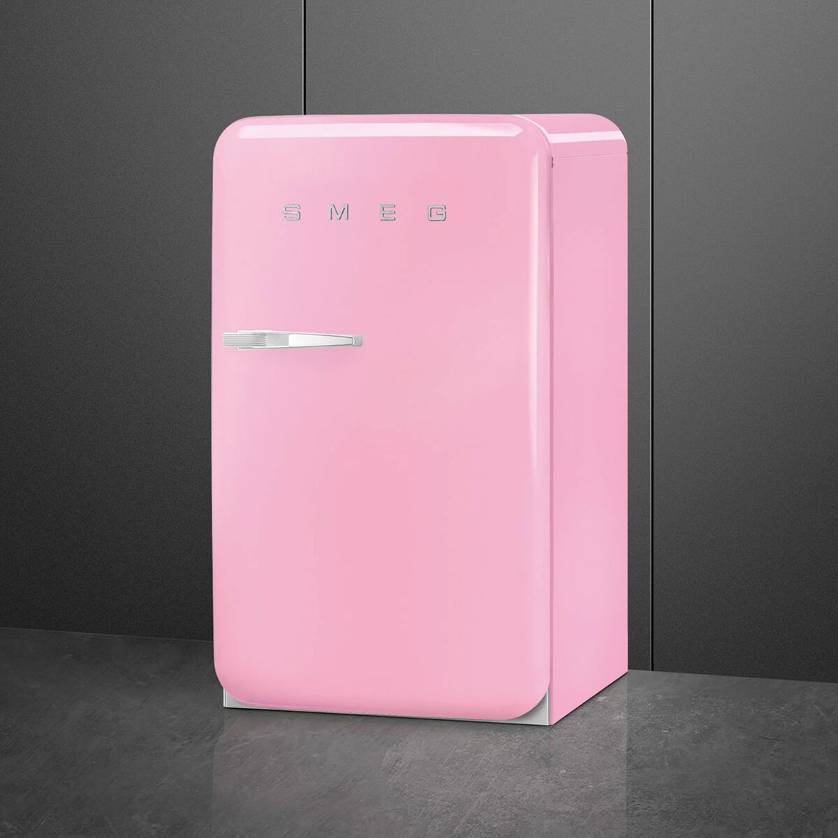 FAB10ROR6 kjøleskap med fryserom, rosa