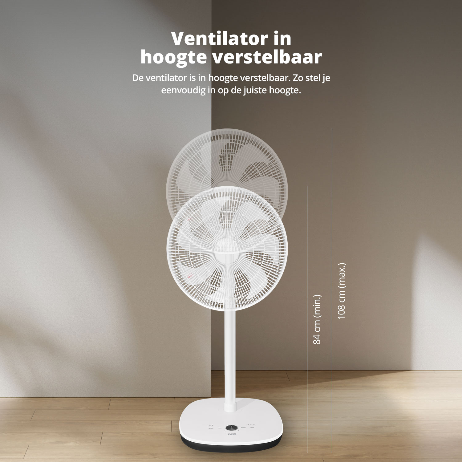 FlinQ Slimme statiefventilator