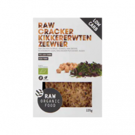 Raw Organic Food Raw cracker kikkererwten en zeewier