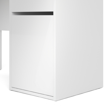 Bureau Eline met kast wit