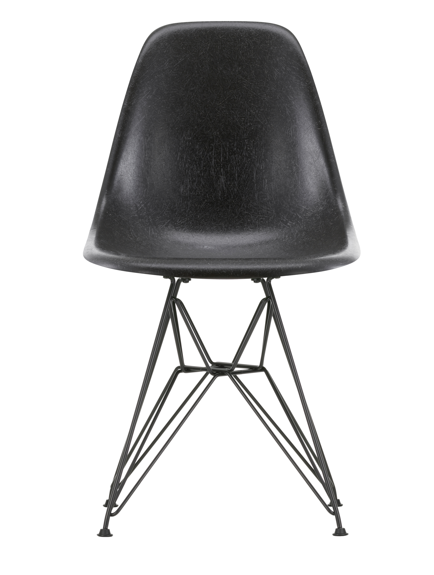 Eetkamerstoel DSR Fiber dark onderstel elephant hide grey