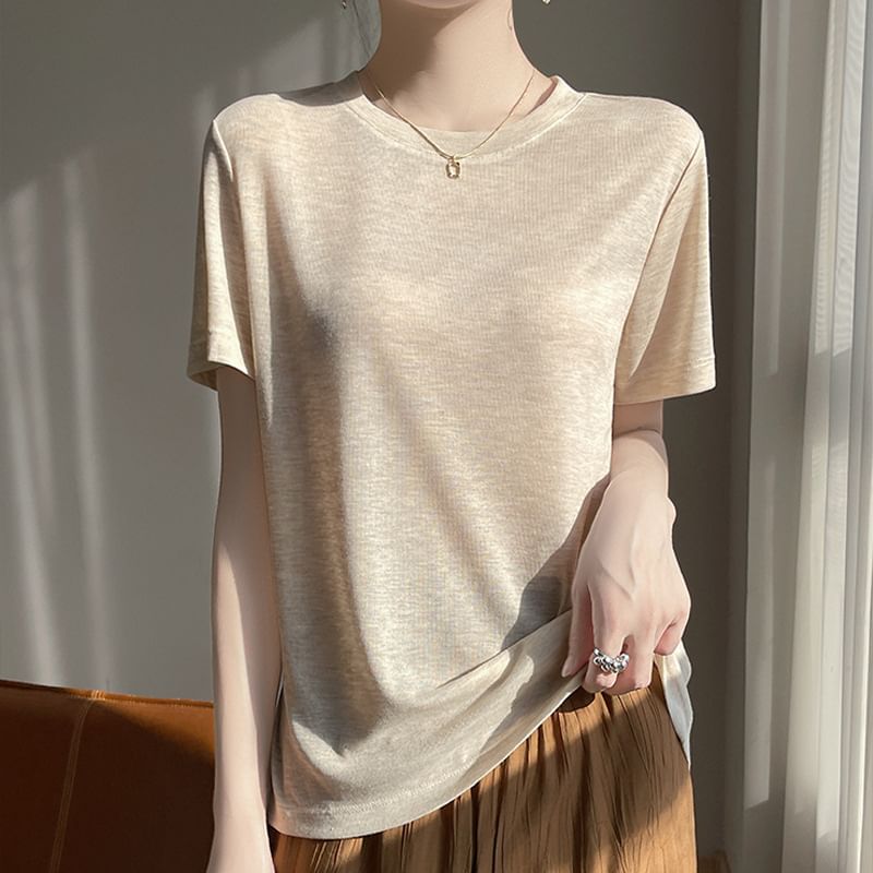 Weelop - T-shirt met korte mouwen en ronde hals