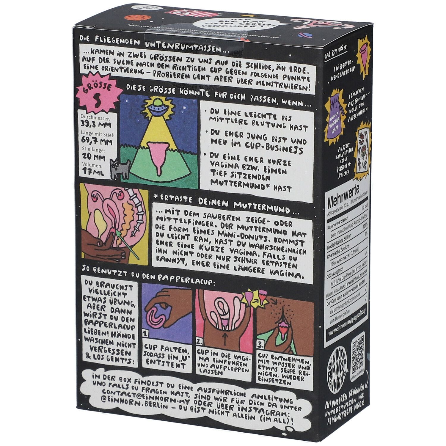 by einhorn PAPPERLA CUP Menstruations-Tasse klein