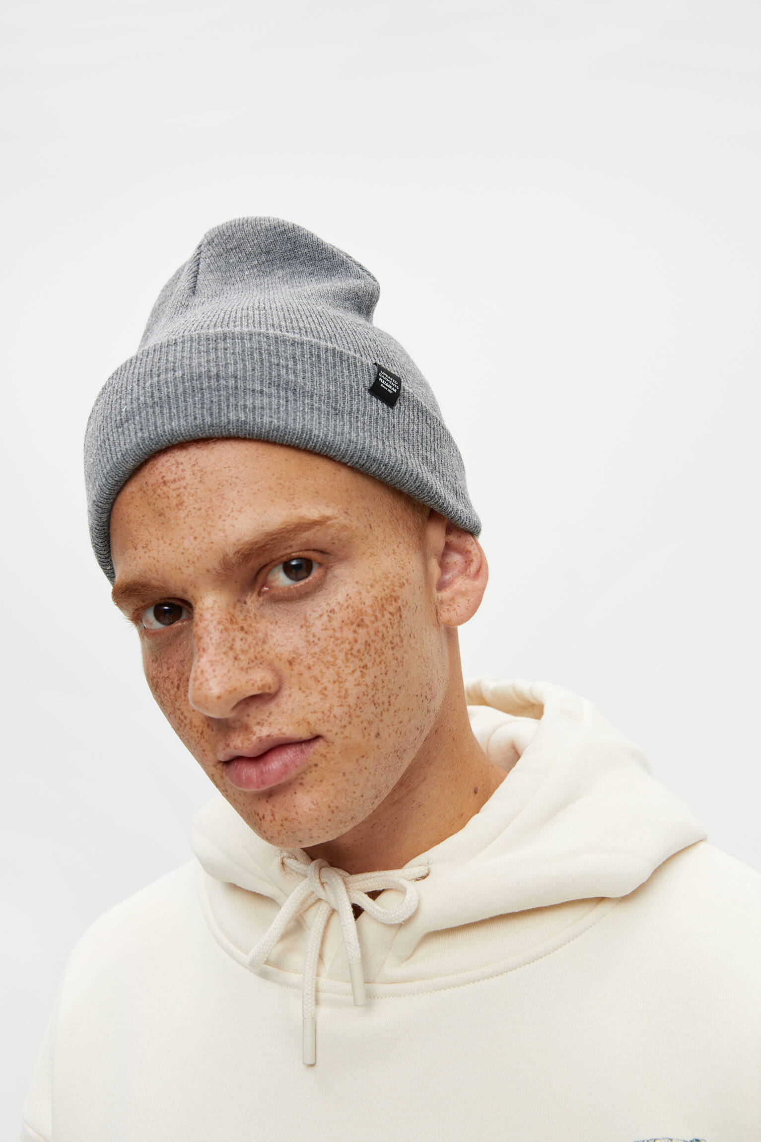 Conjunto de 2 gorros de tricô básicos - preto-verde-limão