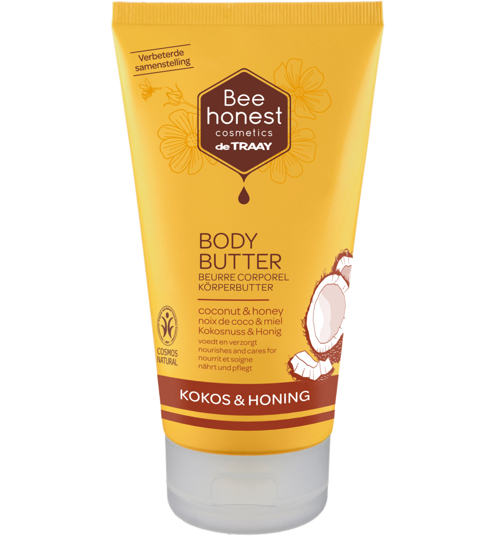 Bee Honest Bodybutter kokos & honing (150 ml)