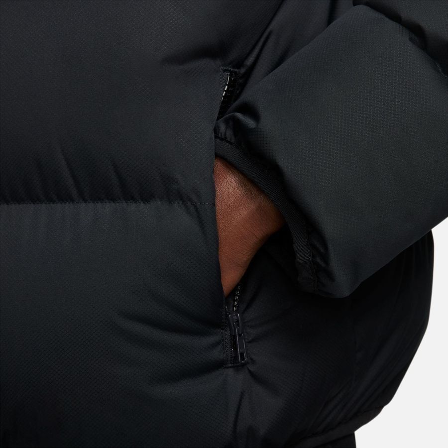 Nike Manteau d'Hiver Therma-FIT Club Puffer - Noir/Blanc