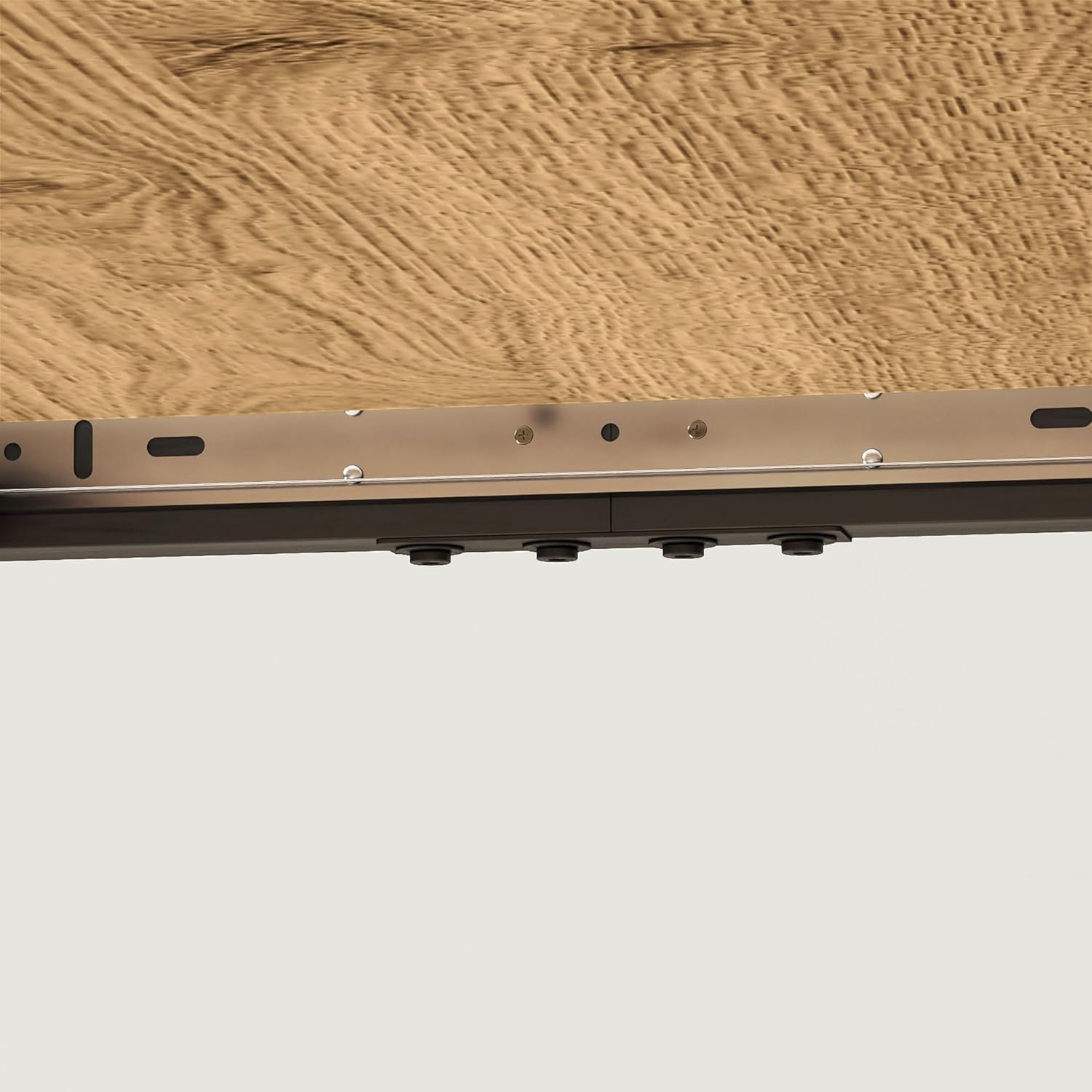HOMCOM Esstisch ausziehbar rechteckig Küchentisch für 6-8 Personen mit Holzoptik, Schiebeschienen und Verriegelungen Esszimmertisch, Naturholz, 120-160 cm