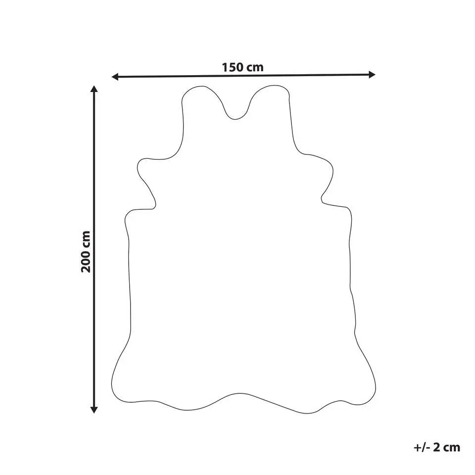 ZEIL - Vloerkleed - Bruin - 150 x 200 cm - Kunstbont