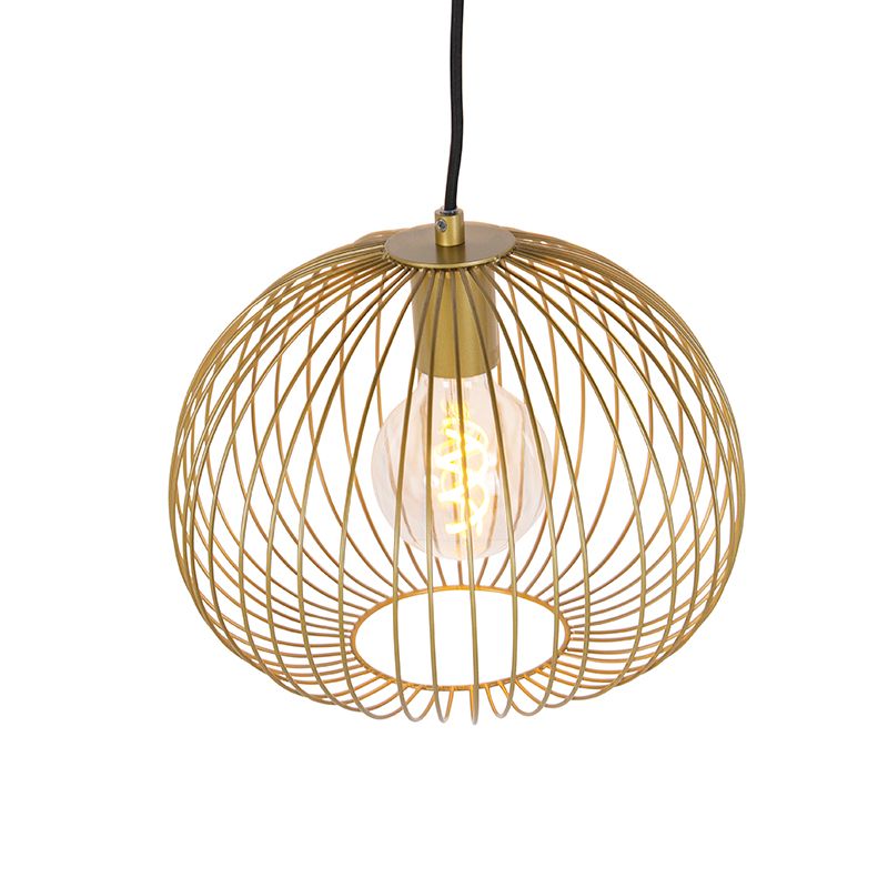 Design hanglamp goud - Wire Dough