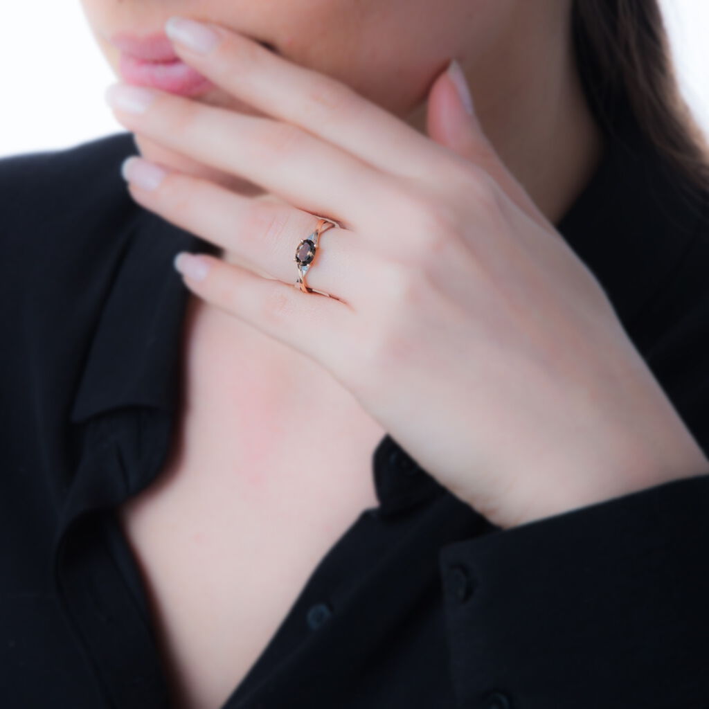 Bague Emeline Or Bicolore Citrine