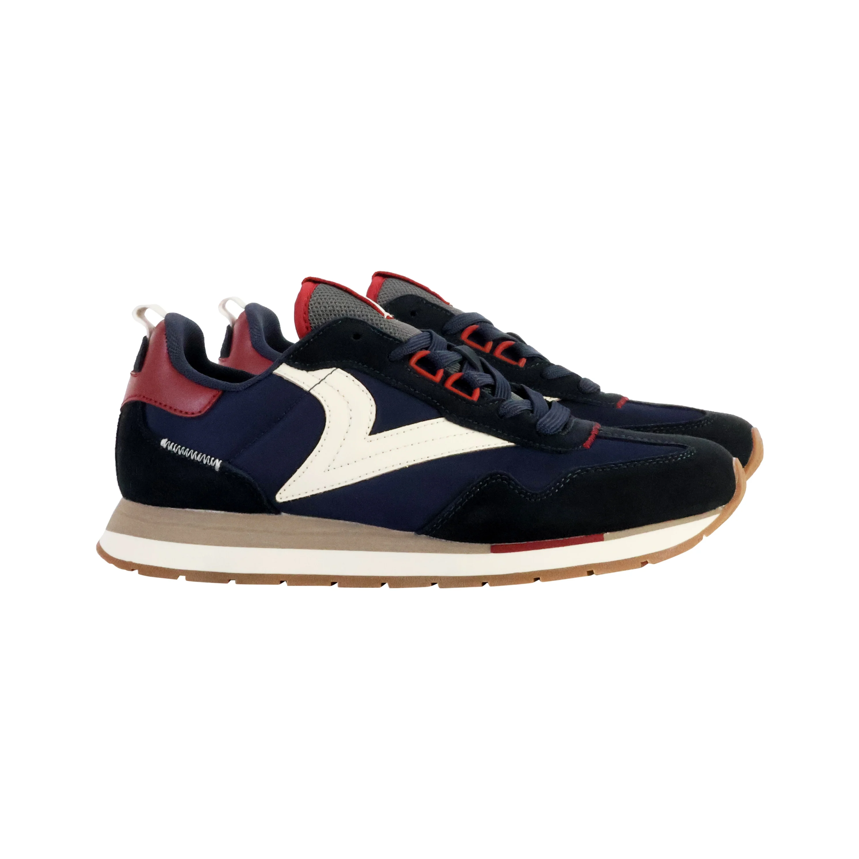 Basket cuir | Bleu