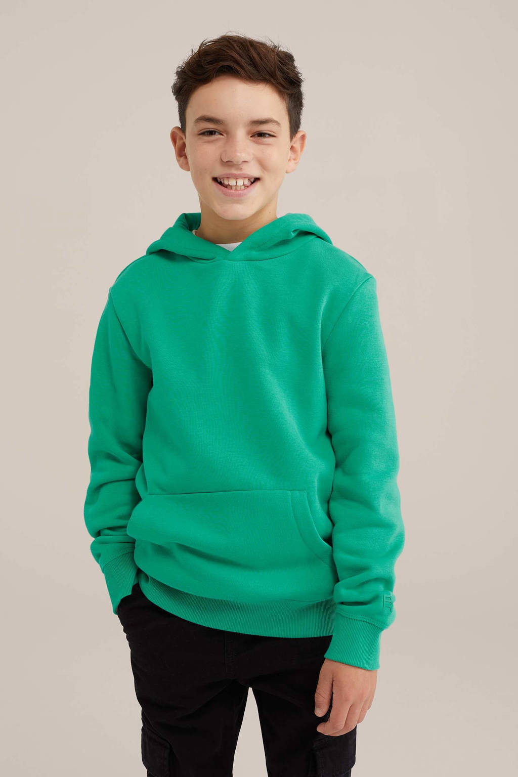 WE Fashion hoodie middengroen